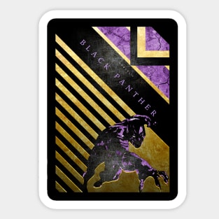 T. Black Panther Sticker